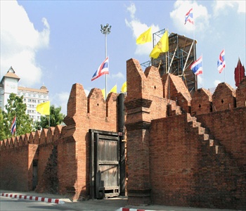 Thailand Chiang Mai Old City wall